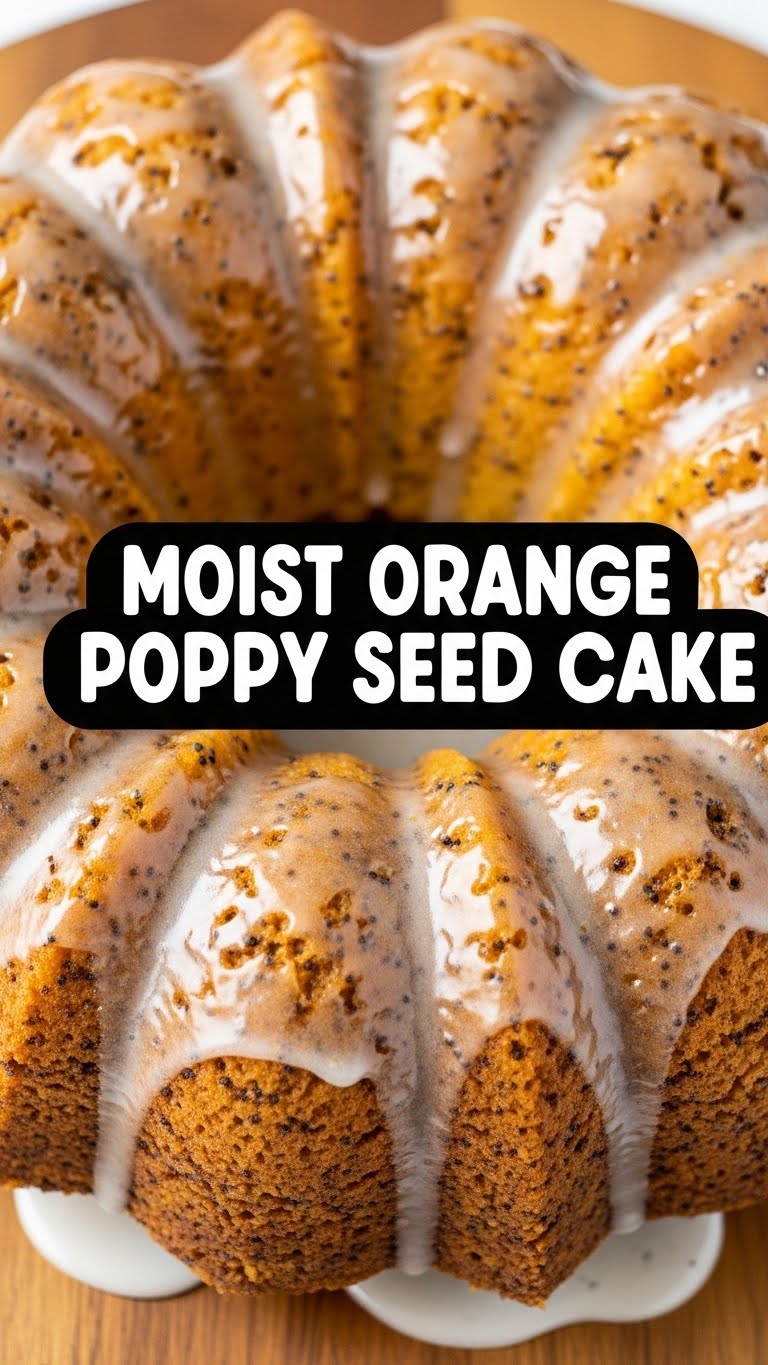 Bake the Ultimate Moist Orange Poppy Seed Cake Recipe